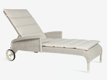 SAFI - Recliner wicker sun lounger with armrests by Vincent Sheppard - view 2
